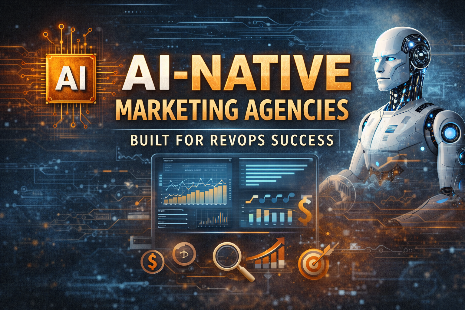 AI-native marketing agencies represented by tech forward solutions