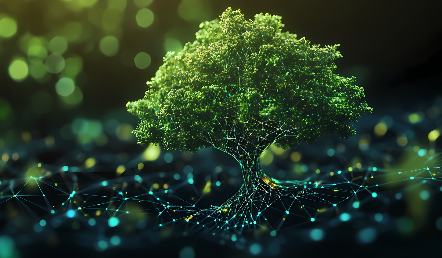 sustainable lead generation represented by a tree