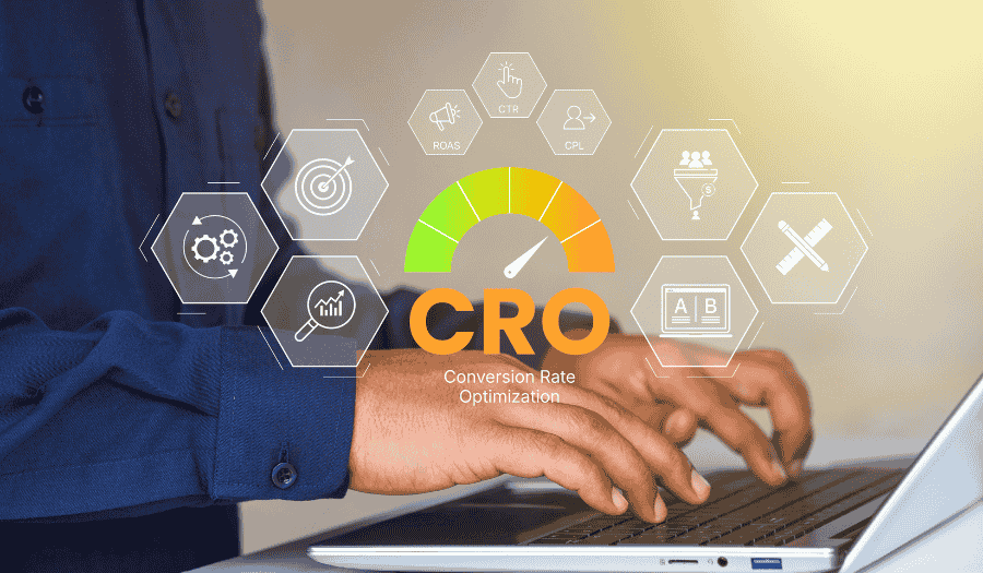 optimizing landing pages for increased conversion graphic